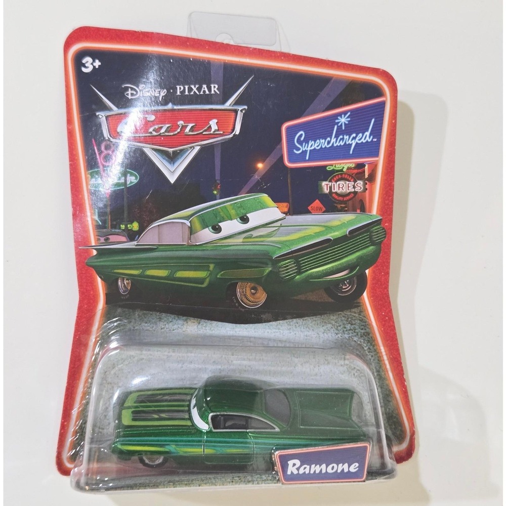 Disney Pixar Cars Supercharged Purple & Green Ramone 1:55 Diecast